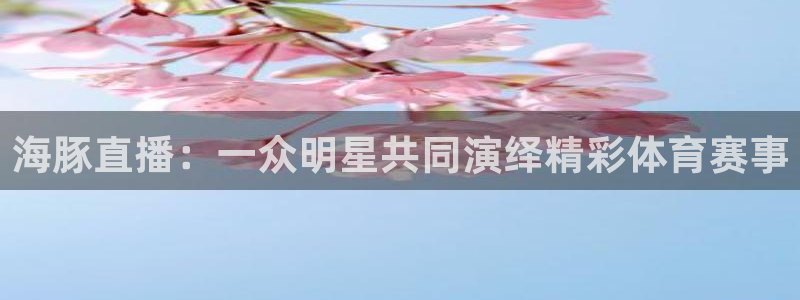 919体育直播间：海豚直播：一众明星共同演绎精彩体育赛事